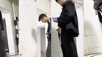 College student caught pissing 19