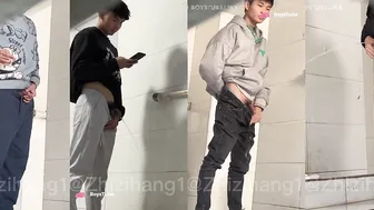 College student caught pissing 24
