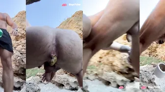 Sexy Greek god shitting
