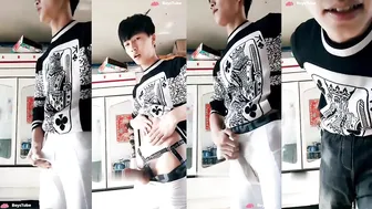 Chinese twink wanking 2