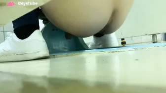 Squat toilet spy