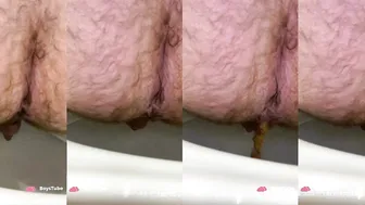 Hot Canadian twink poops 12