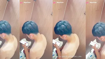 Chinese college student wanks in dorm toilet 17