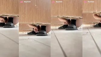 Chinese college student wanks in dorm toilet 19