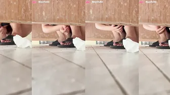 Chinese college student wanks in dorm toilet 20