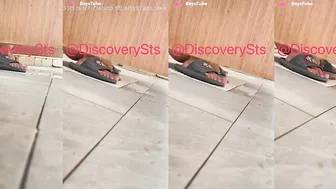 Chinese college student wanks in dorm toilet 21