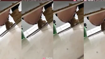 Chinese squat toilet shitting 13