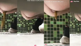 Squat toilet explosion