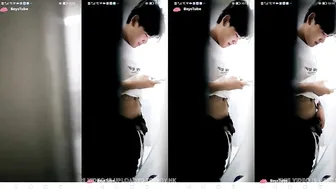 Caught pissing in toilet 5
