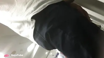 Spy pissing and locker room