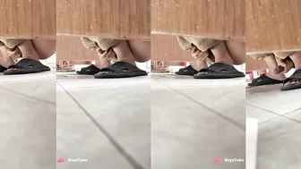 Chinese college student caught wanking in dorm toilet 48