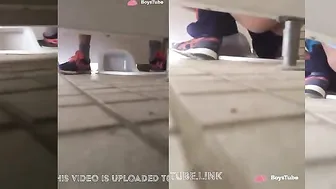Toilet spy shitting