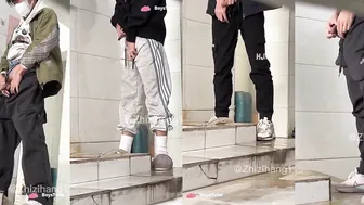 College student caught pissing 35