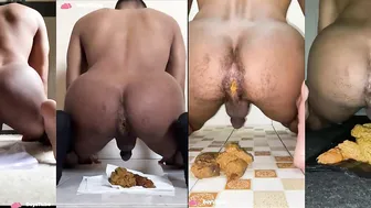 Black taking a dump 10