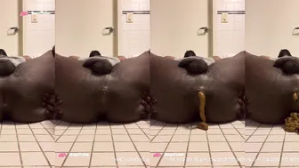 Black taking a dump 11