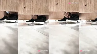 Chinese college student caught wanking in dorm toilet 49