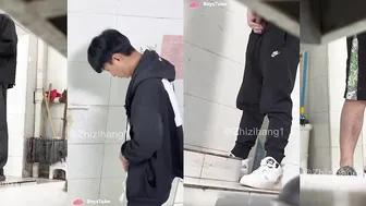 College student caught pissing 4