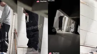 College student caught pissing 5
