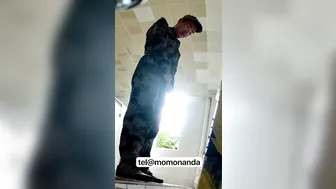 Spy pissing at a Chinese college