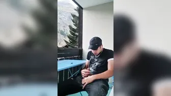 Sweetie soaking his clothes
