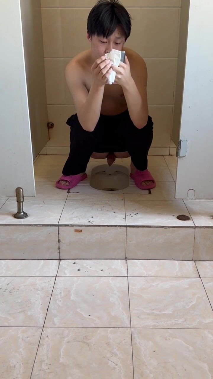 Chinese doorless squat toilet 4