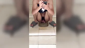 Chinese doorless squat toilet 38