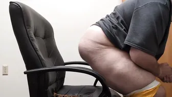 Shit explosion on office chair