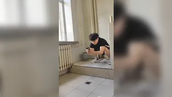 Chinese doorless squat toilet 60