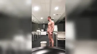 Piss in trash can