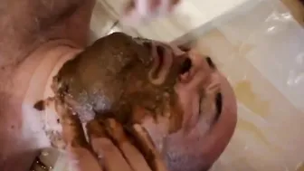 Master feeding his slave