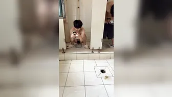 Chinese doorless squat toilet 74
