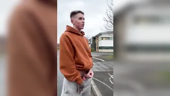 Twink piss outdoors