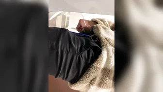 A male is pissing in the toilet. 6