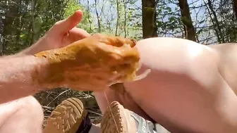 Shitty Fisting Outdoors