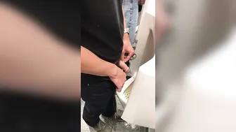 Young Man Pissing