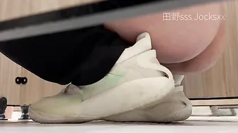 Chinese athlete students squat shit 2