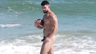On the beach