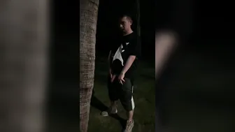 Big cock handsome guy peeing