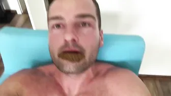 Sexy takes poppers and eats some shit