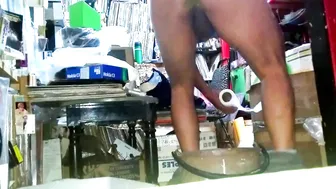 RUNNY AND MESSY DIARRHEA ON A BUCKET