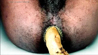 SMELLY HAIRY BLACK MALE SHIT HOLE