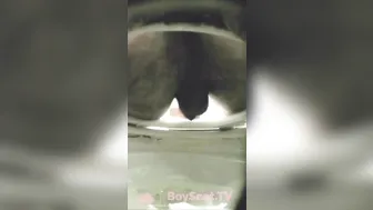 Toilet spy from the bowl - video 3