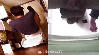 Dual view toilet spy - video 4