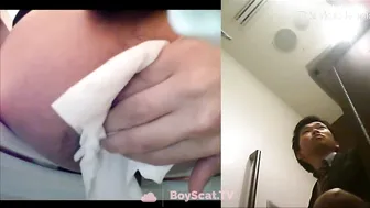 Dual view toilet spy