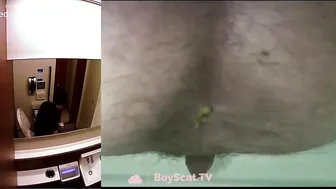 Dual view toilet spy - video 2