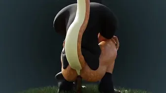 Shitting Dino guy / 360°