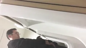 Males are pissing in the toilet. 2