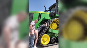 Country Daddy plows a dude, spreads his fertile seed all over
