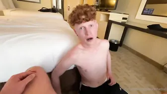 getting blown and served by a sub twink