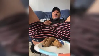 Japanese daddy offers a meal
